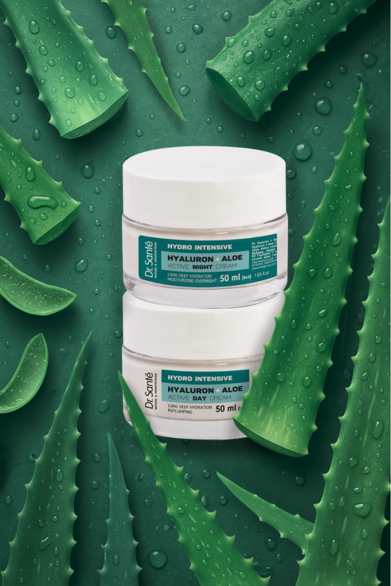 Набір по догляду за обличчям Dr. Sante Hydro Intensive Гіалурон + Алое